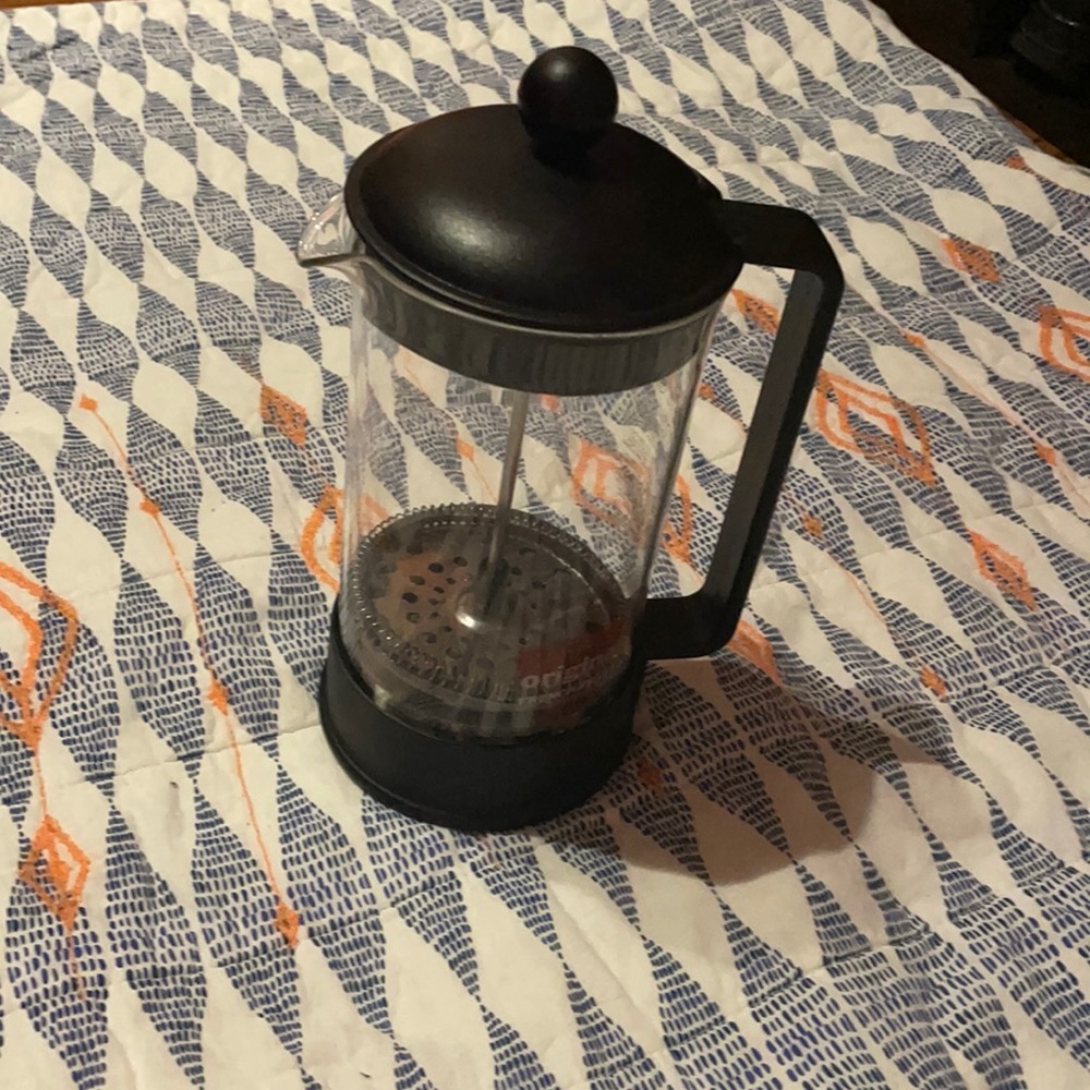 Glass coffee press